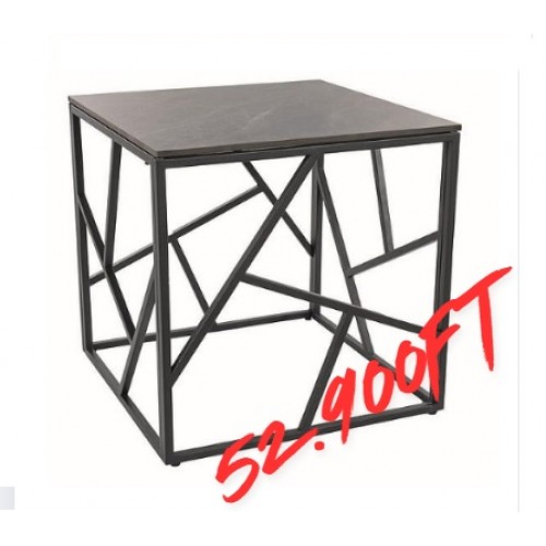 Almos lerakóasztal fekete/kerámia 