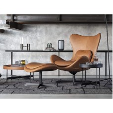 Calligaris LAZY fotel – forgatható fém lábbal