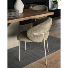 Calligaris OLEANDRO szék fém vázas teli hátfal Calligaris OLEANDRO szék fém vázas teli hátfal