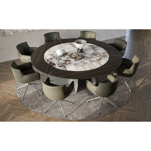 Cat. Senator Ker-Wood Round étkezőasztal